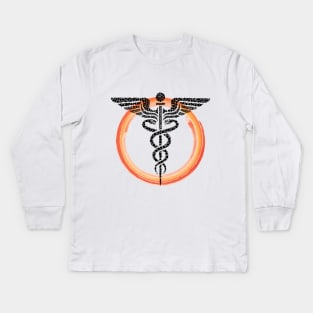 doctors and nurses circle Kids Long Sleeve T-Shirt